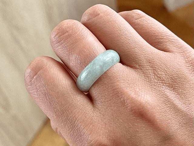 Bague en jade (57) - HJG170