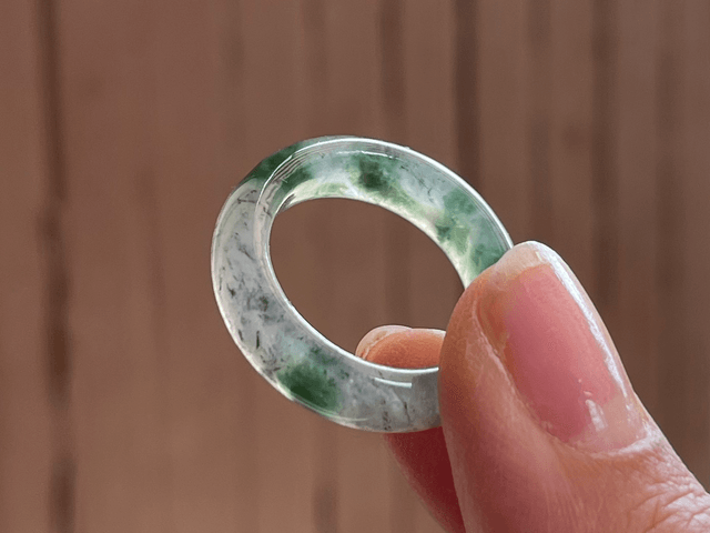 Bague en jade (52) - Tropicale