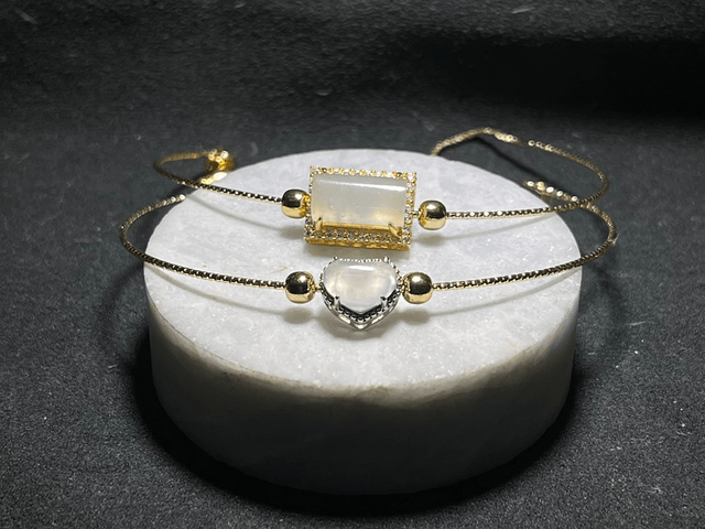 Bracelet Cylindre en Jade