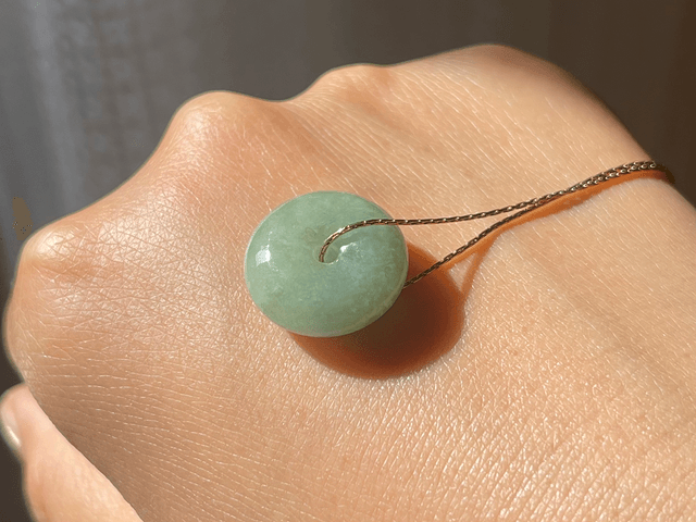 Pendentif Ping An Kou - Vert Olive