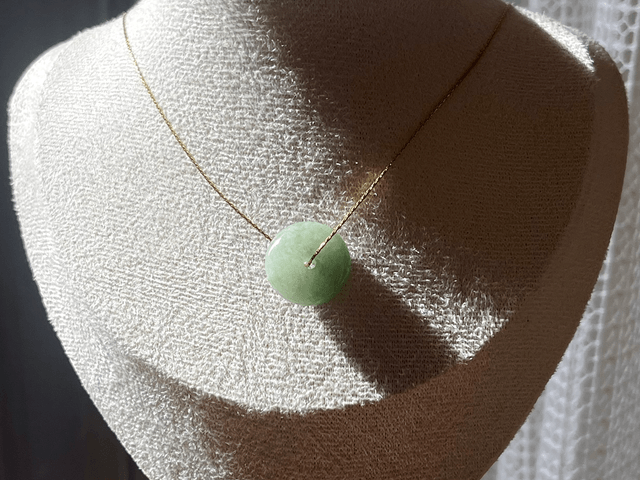 Pendentif Ping An Kou - Vert Olive