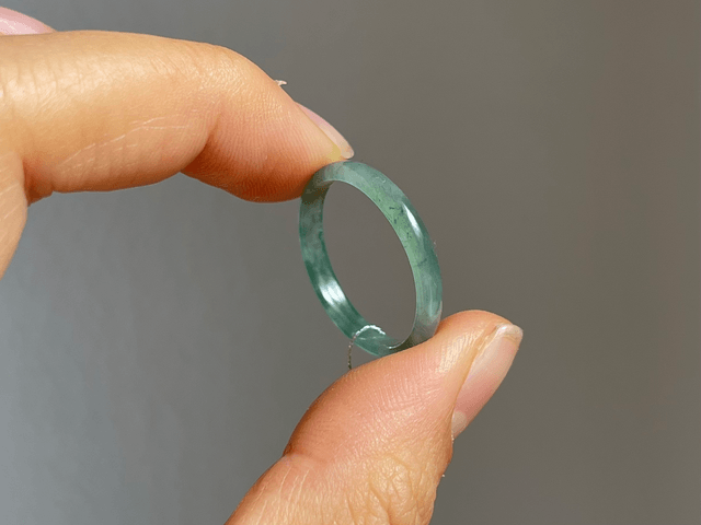 Bague en jade (60) - HJG289