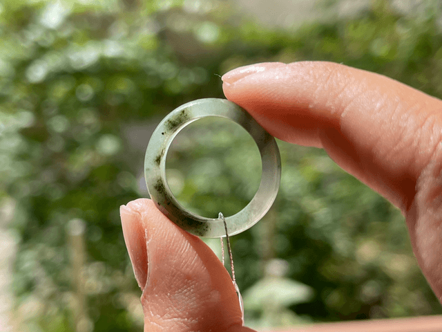 Bague en jade (57) - HJG293