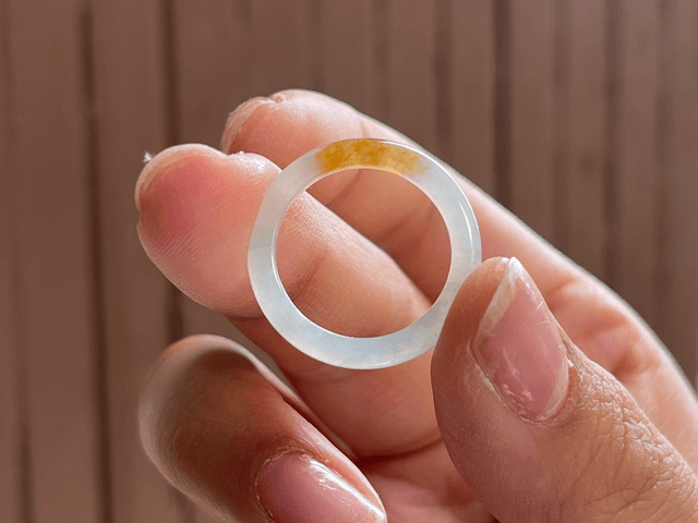 Bague en jade (51) - Koi 