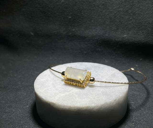 Bracelet Cylindre en Jade