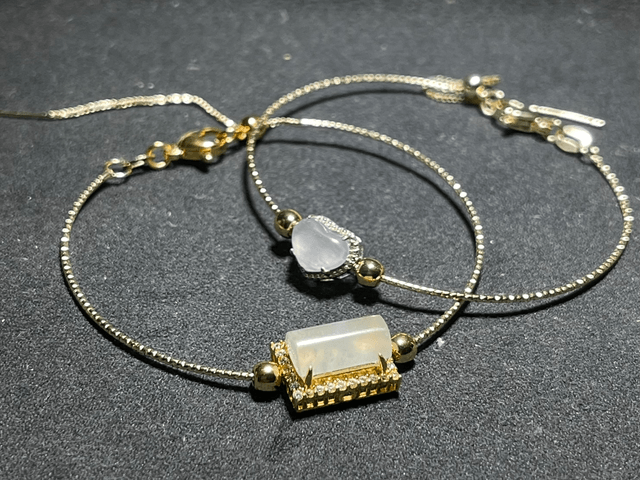 Bracelet Cylindre en Jade