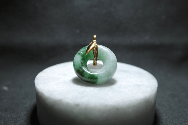 Pendentif Ping An Kou - Halo mousse en neige