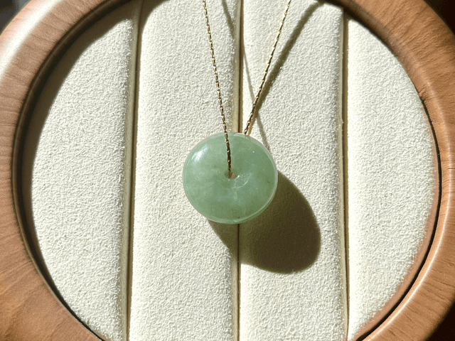 Pendentif Ping An Kou - Vert Olive