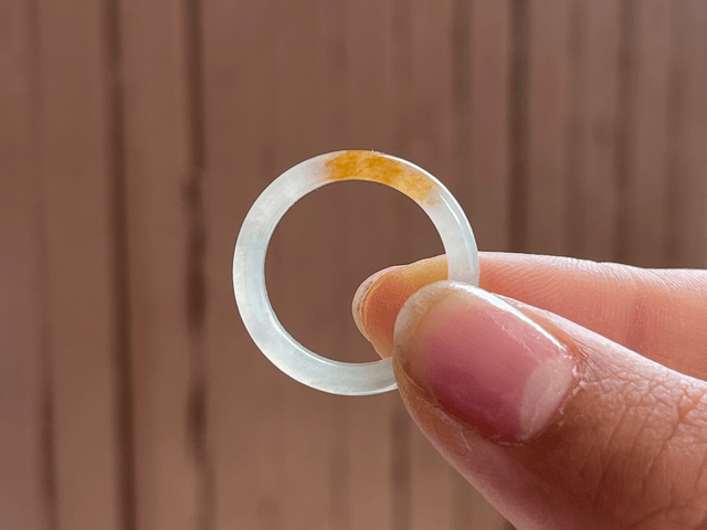 Bague en jade (51) - Koi 