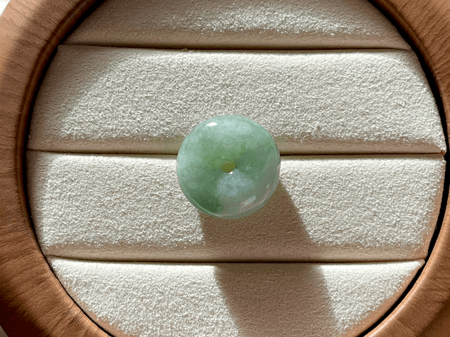 Pendentif Ping An Kou - Vert tendre (argent 925) 