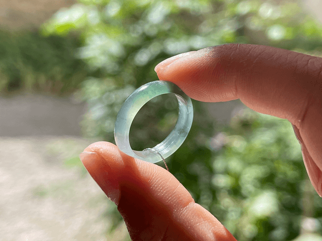 Bague en jade (57) - HJG156